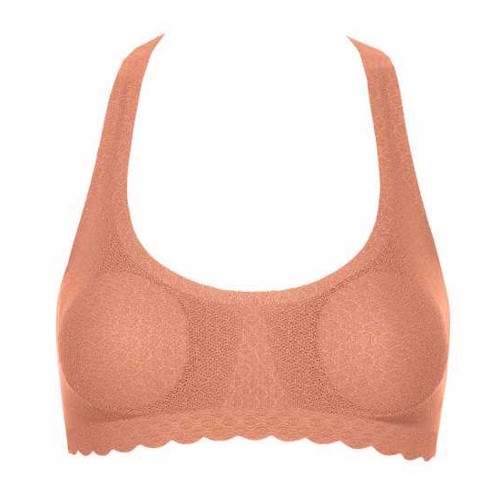 Sloggi Zero Feel Lace lachsrosa ohne bügel bh