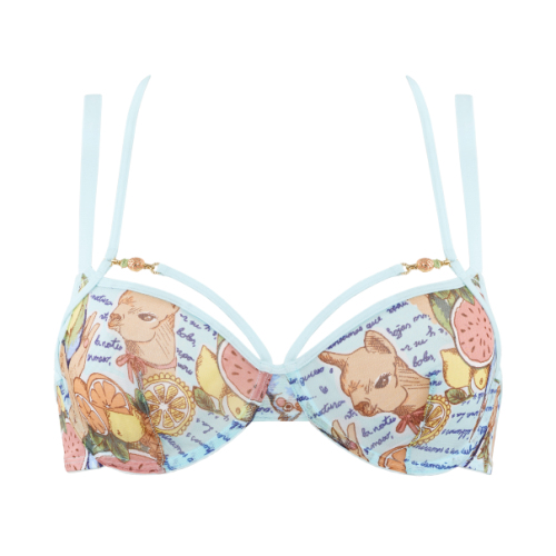 Marlies Dekkers No Te Olvido blau/mehrfarbig nicht geformter bh