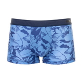HOM Flowery blau/print boxershort