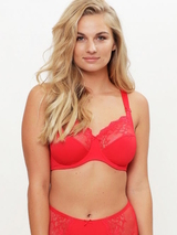LingaDore Täglich Full Coverage rot nicht geformter bh