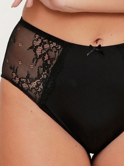 LingaDore Täglich Maxi Slip schwarz hoher slip