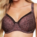 LingaDore Magic braun/print nicht geformter bh