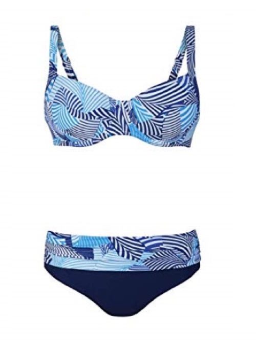 Anita Bademode Sibel navy-blau/print set