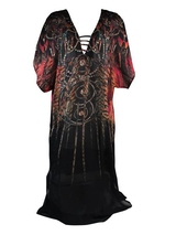 Mila Firewater schwarz/print strandkleidung
