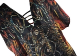 Mila Firewater schwarz/print strandkleidung
