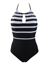 Lentiggini Jolie navy-blau/weiß badeanzüge