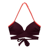 LingaDore Strand Journey weinrot unwattierter bikini bh