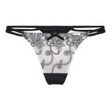 F4P Teddy schwarz/print string