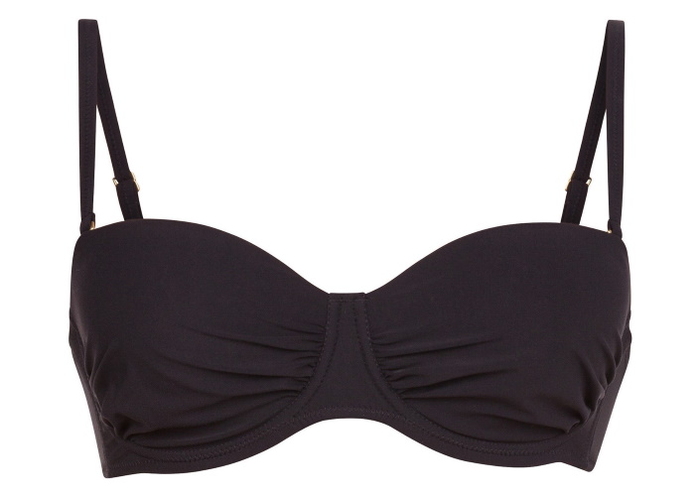 Rosa Faia Bademode Cosima schwarz gemoldefer bikini bh