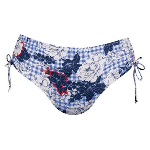 Rosa Faia Bademode Ive blau/print bikini slip
