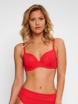 LingaDore Strand Eden rot gemoldefer bikini bh