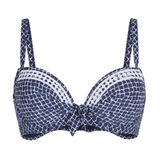 LingaDore Strand Serra navy-blau/weiß gemoldefer bikini bh