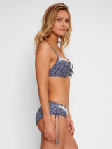 LingaDore Strand Serra navy-blau/weiß bikini slip