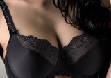 Rosa Faia Scarlett schwarz nicht geformter bh