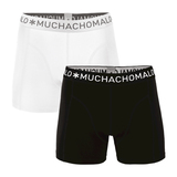 Muchachomalo Solid  weiß/schwarz boxershort