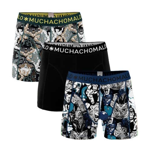 Muchachomalo Iconic Art print/schwarz boxershort