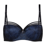 Marlies Dekkers Dame de Paris schwarz/blau vorgeformter bh