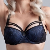 Marlies Dekkers Dame de Paris schwarz/blau vorgeformter bh