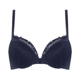 Marlies Dekkers Mauritshuis navy-blau push up bh