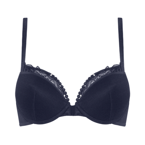 Marlies Dekkers Mauritshuis navy-blau push up bh
