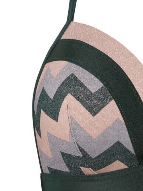 Marlies Dekkers Courage grün/print ohne bügel bh