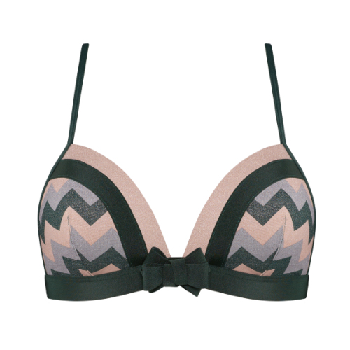 Marlies Dekkers Courage grün/print ohne bügel bh
