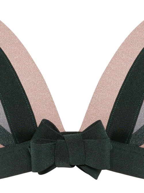 Marlies Dekkers Courage grün/print ohne bügel bh