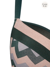 Marlies Dekkers Courage grün/print vorgeformter bh