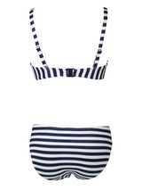 Lentiggini ALL OVER STRIPES navy-blau/weiß set