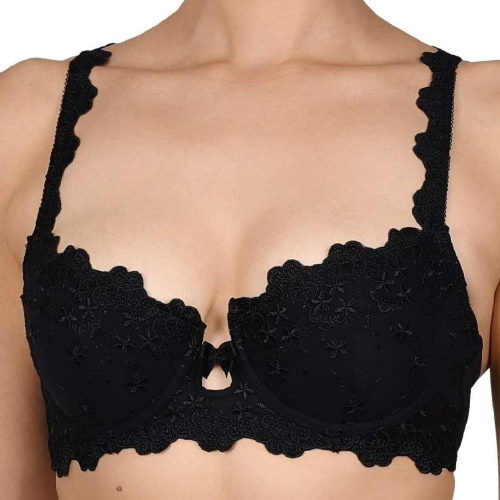 Naturana Dirndl schwarz push up bh