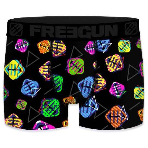 Freegun WTF schwarz/print sport boxershort