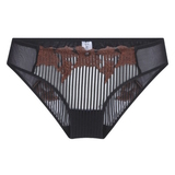 LingaDore Caviar Raisin schwarz/braun slip