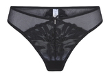 LingaDore Black Flower schwarz string