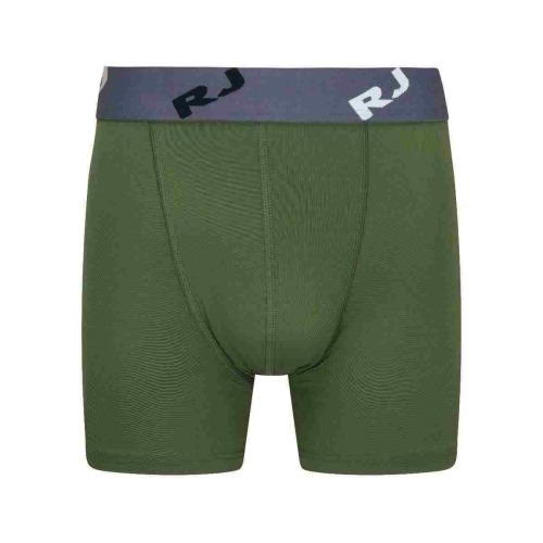 RJ Bodywear Männer Pure Color  grün sport boxershort