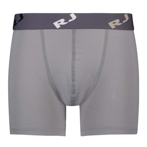 RJ Bodywear Männer Pure Color  grau sport boxershort