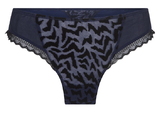 LingaDore Black Iris blau/schwarz slip