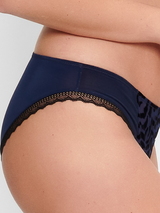 LingaDore Black Iris blau/schwarz slip