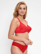 LingaDore Täglich Lisette rot ohne bügel bh