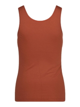 RJ Bodywear Pure Color cognac damen hemd