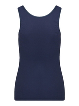 RJ Bodywear Pure Color navy-blau damen hemd
