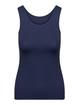 RJ Bodywear Pure Color navy-blau damen hemd