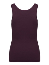 RJ Bodywear Pure Color aubergine damen hemd