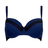 After Eden D-Cup & Up Marinte blau/schwarz vorgeformter bh