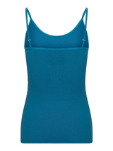 RJ Bodywear Pure Color petrol spaghetti top