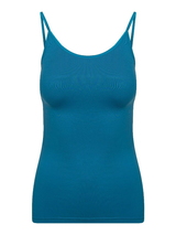 RJ Bodywear Pure Color petrol spaghetti top