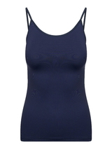 RJ Bodywear Pure Color navy-blau spaghetti top