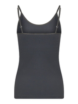 RJ Bodywear Pure Color anthrazit spaghetti top
