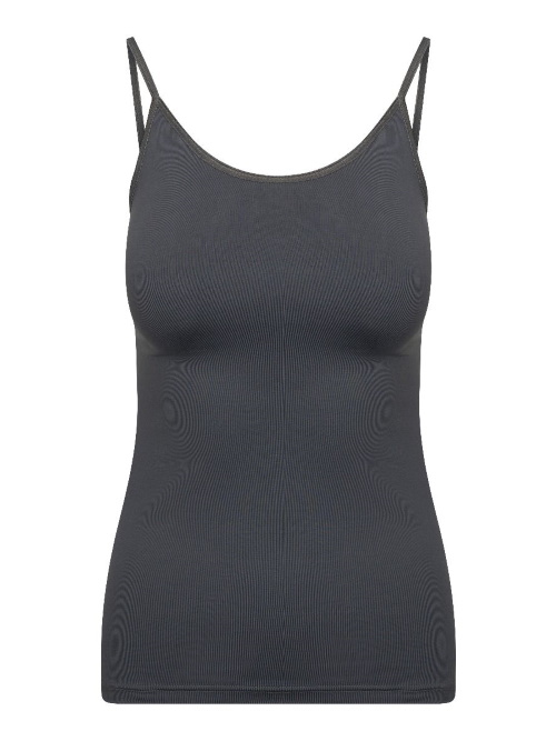 RJ Bodywear Pure Color anthrazit spaghetti top