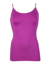 RJ Bodywear Pure Color cyclamen rosa spaghetti top