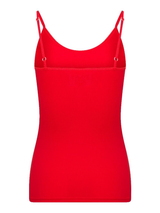 RJ Bodywear Pure Color rot spaghetti top